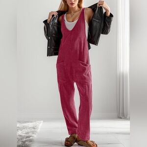 Free People High Roller Corduroy Overall